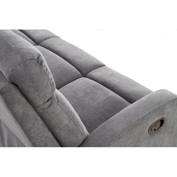 Anslo 3-istuttava leposohva - harmaa Anslo 3-istuttava leposohva - harmaa