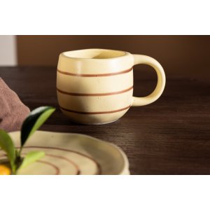 Kutie kahvikuppi Ø9 cm - beige/ruskea Kutie kahvikuppi Ø9 cm - beige/ruskea