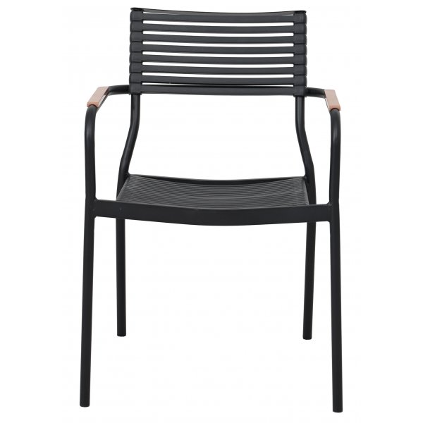 Ruokailuryhm 4 tuolin ja ruokapydn kanssa 122 cm beige/musta - Merca/Pino