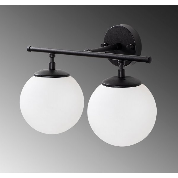 Rosy seinävalaisin 10745 - Musta/valkoinen Rosy seinävalaisin 10745 - Musta/valkoinen