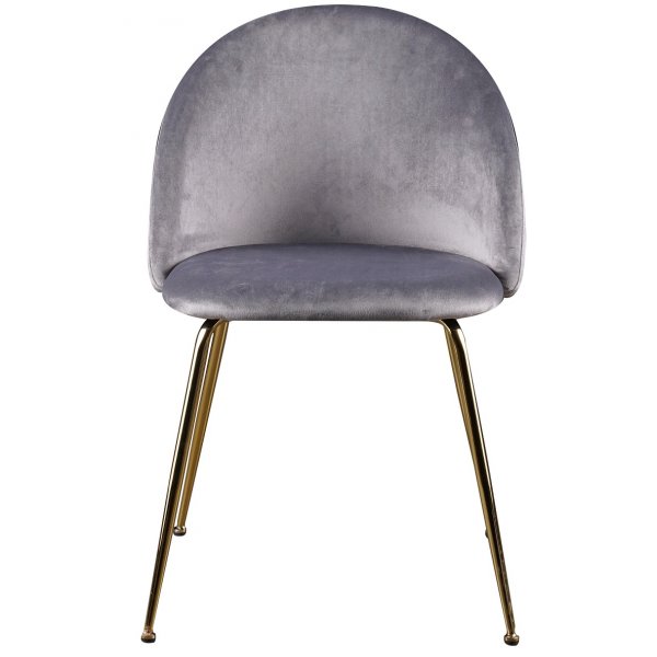 Deco ruokailuryhmä 110 cm pyöreä pöytä + 4 kpl Art tuoleja harmaa sametti / Messinki Deco ruokailuryhmä 110 cm pyöreä pöytä + 4 kpl Art tuoleja harmaa sametti / Messinki