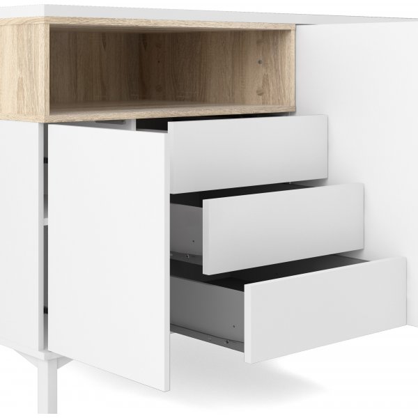 Roomers senkki - Valkoinen/tammi Roomers senkki - Valkoinen/tammi