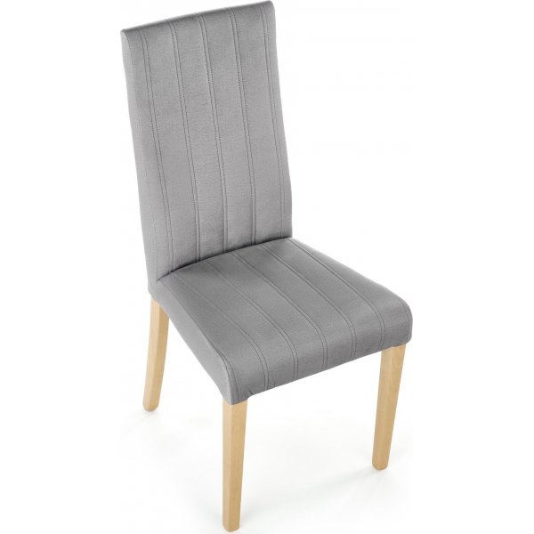 Tuoli Heather - Harmaa samettia & puuta Tuoli Heather - Harmaa samettia & puuta