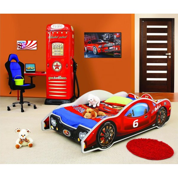 Louie-lastensänky, kilpa-auto - Valinnainen väri ja koko! Louie-lastensänky, kilpa-auto - Valinnainen väri ja koko!