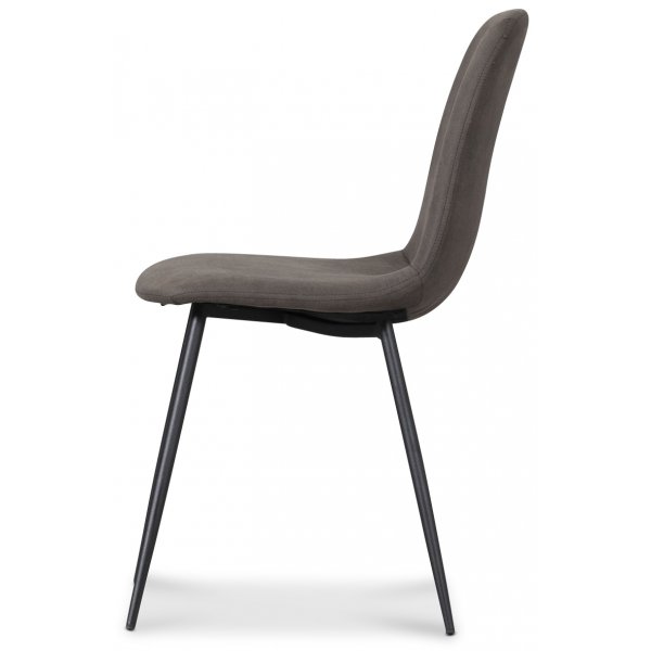 Smokey-ruokatuoli - Harmaanruskea vintage