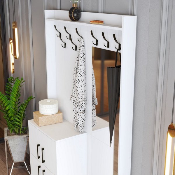 Berliinin aulakalusteet bc - valkoinen Berliinin aulakalusteet bc - valkoinen