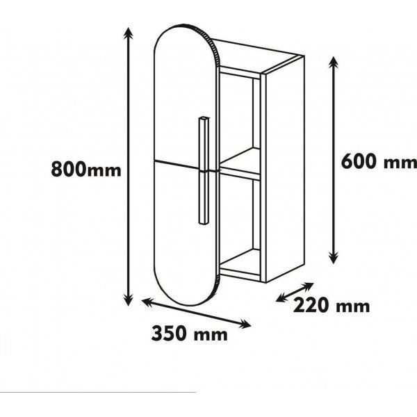 Ruususeinähylly - pähkinä/valkoinen Ruususeinähylly - pähkinä/valkoinen