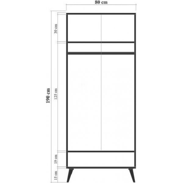 City Seed -vaatekaappi - beige