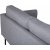 Eden 3-istuttava XL sohva - Harmaa kangas + Huonekalujen hoitosarja tekstiileille