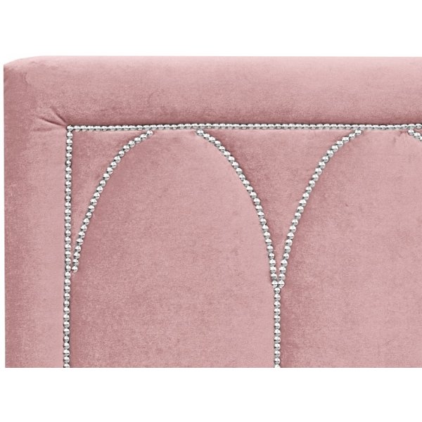 Dalarö-sängynpääty (Vaaleanpunainen sametti) - Valinnainen leveys Dalarö-sängynpääty (Vaaleanpunainen sametti) - Valinnainen leveys