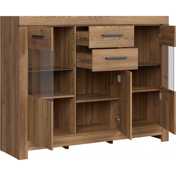 Balin-vitriinikaappi - lehtikuusi Balin-vitriinikaappi - lehtikuusi