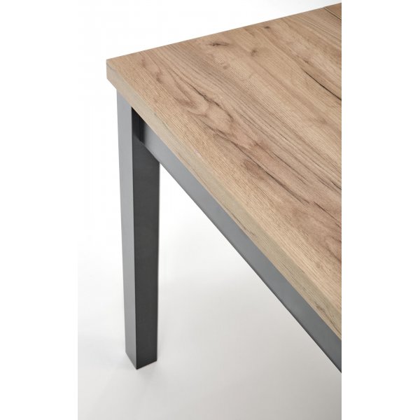 Callahan ruokapöytä 90-125 x 90 cm - Craft tammi/musta Callahan ruokapöytä 90-125 x 90 cm - Craft tammi/musta