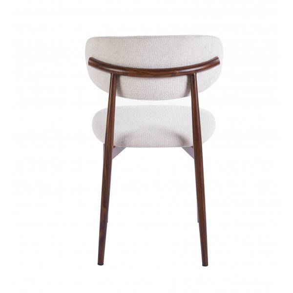 Ingrid-ruokatuoli Beige/pähkinäpuu Ingrid-ruokatuoli Beige/pähkinäpuu