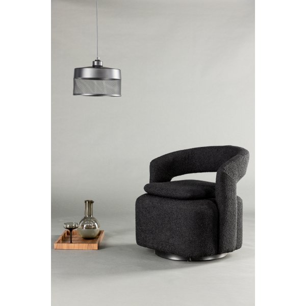 Laurel-nojatuoli - musta