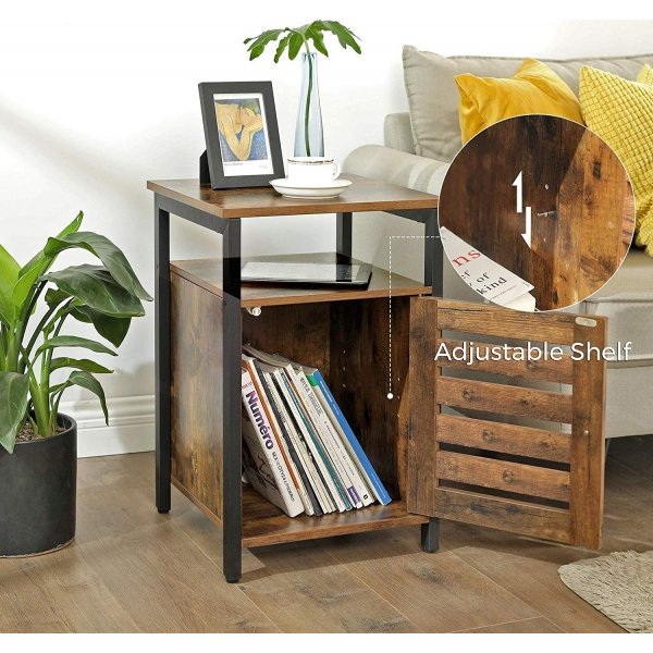 Vilgot yöpöytä - ruskea/musta Vilgot yöpöytä - ruskea/musta