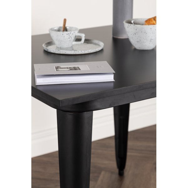 Tempe ruokapöytä 80 x 80 cm - Musta Tempe ruokapöytä 80 x 80 cm - Musta