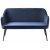 Anna 2-istuttava sohva sinist samettia