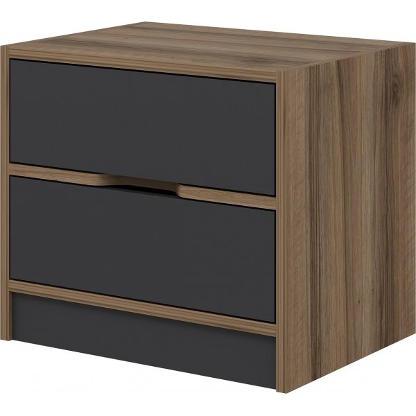 Elina yöpöytä - pähkinä/antrasiitti Elina yöpöytä - pähkinä/antrasiitti