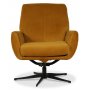 Smilla-nojatuoli (Recliner) - Keltainen sametti