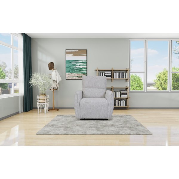 Nojatuoli Cinema shkinen lepotuoli - Vaalea boucle