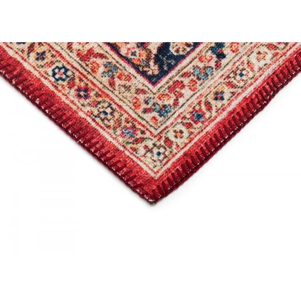 Konekudottu matto Cleo Afghan - Punainen