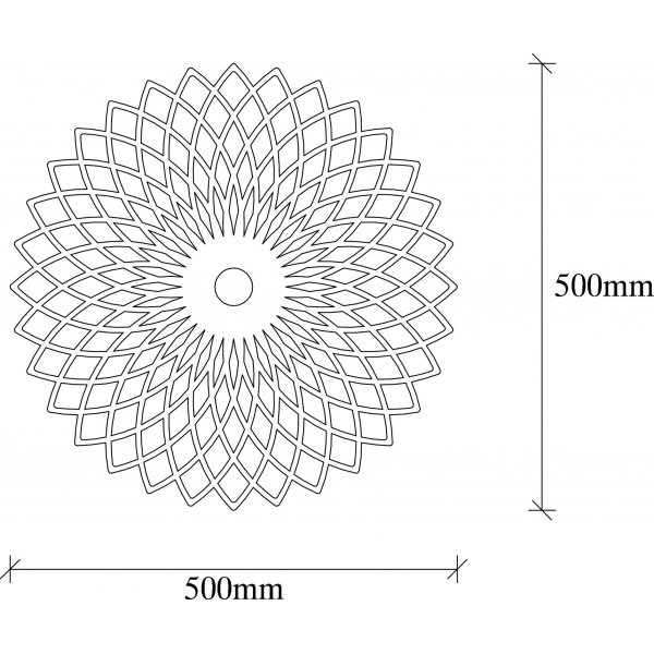 Fellini seinävalaisin 987 - musta Fellini seinävalaisin 987 - musta
