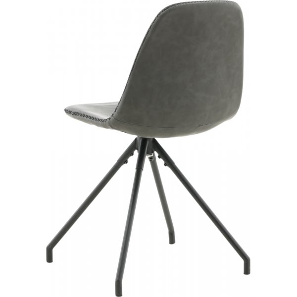 Kntyv Bridge-ruokailutuoli - musta PU