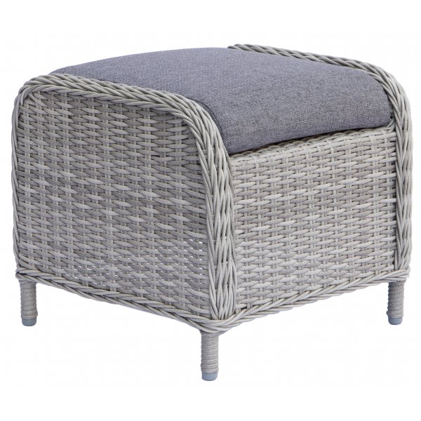 Ulkokalusteryhmä Duvan 2 nojatuolia raheilla ja pöytä) - Harmaa keinorottinki + Huonekalujen tahranpoistoaine Ulkokalusteryhmä Duvan 2 nojatuolia raheilla ja pöytä) - Harmaa keinorottinki + Huonekalujen tahranpoistoaine