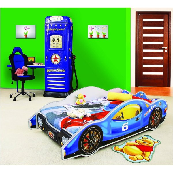 Louie-lastensänky, kilpa-auto - Valinnainen väri ja koko! Louie-lastensänky, kilpa-auto - Valinnainen väri ja koko!