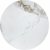 Genesis sohvapyt 70 cm - Valkoinen marmori/phkin