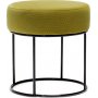 Moon Steel Pouf - keltainen