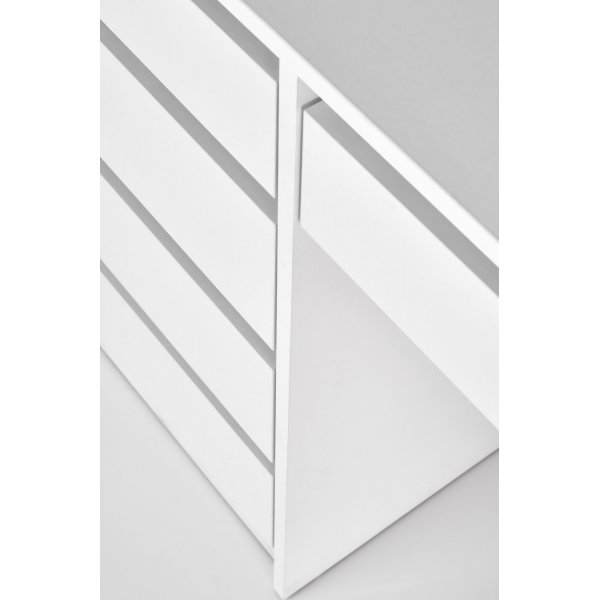 Facada-meikkipöytä peilillä ja valaistuksella Facada-meikkipöytä peilillä ja valaistuksella