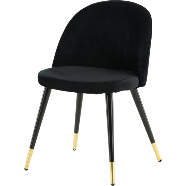 Alice ruokatuoli - musta/messinki Alice ruokatuoli - musta/messinki