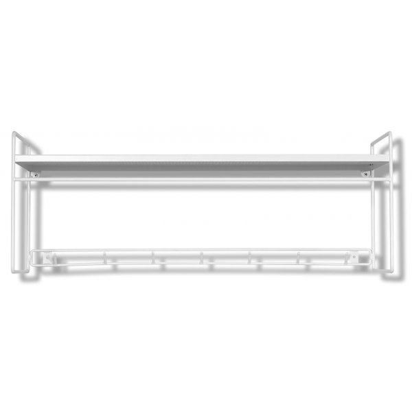 Revel valkoinen hattuhylly 80 cm leve