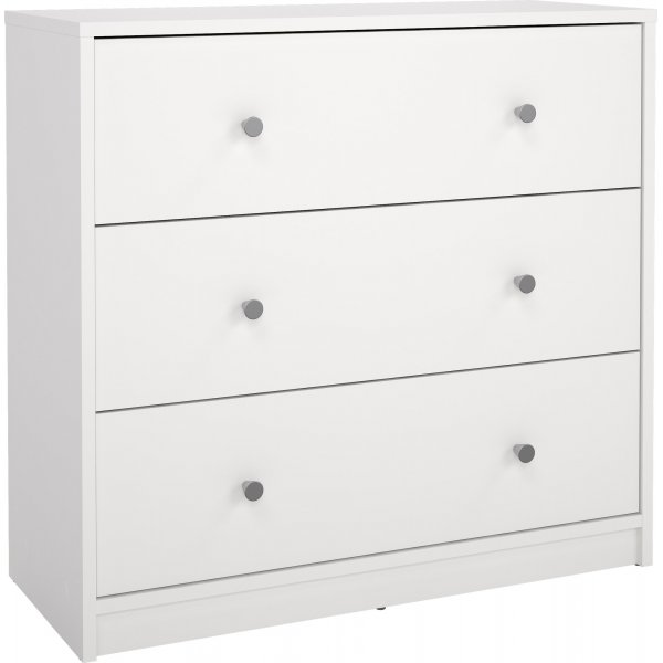 Toukokuun lipasto 3 laatikolla - Valkoinen Toukokuun lipasto 3 laatikolla - Valkoinen