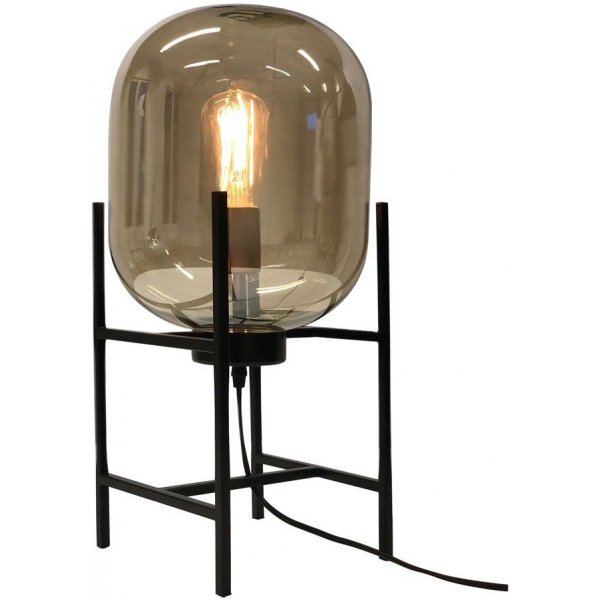 Elements-pöytävalaisin - Musta/kirkas lasi Elements-pöytävalaisin - Musta/kirkas lasi