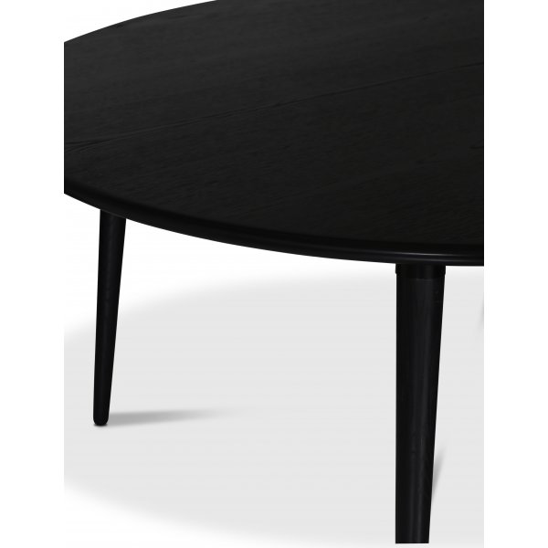 Omni pyre ruokapyt mustaksi petsattua tammea 150 cm