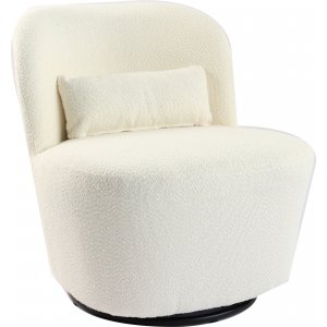 Nojatuoli boucle-kankaasta