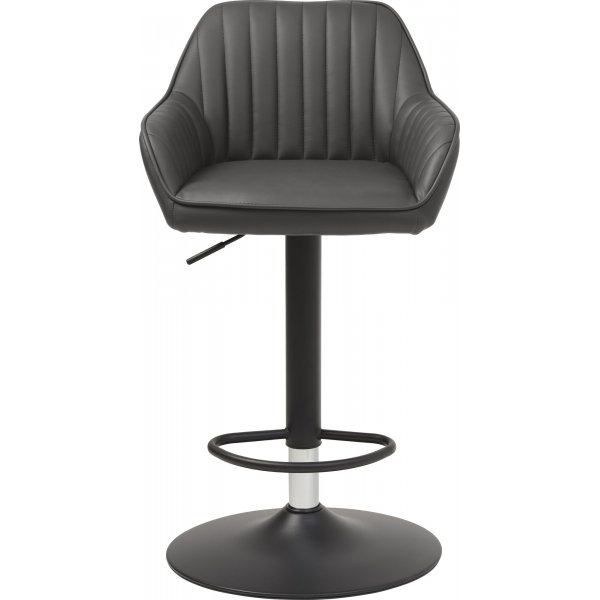 Blocks baarijakkara harmaa PU istuinkorkeus 75-89 cm