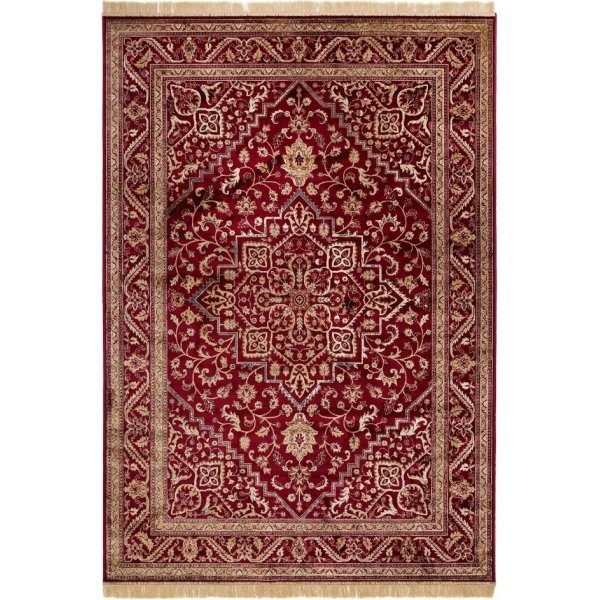 Viskoosimatto Casablanca Kashan - punainen