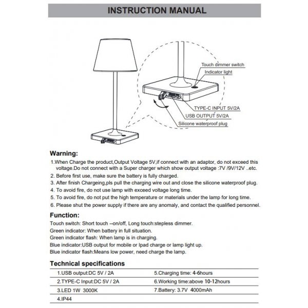 Dean pöytävalaisin - musta Dean pöytävalaisin - musta