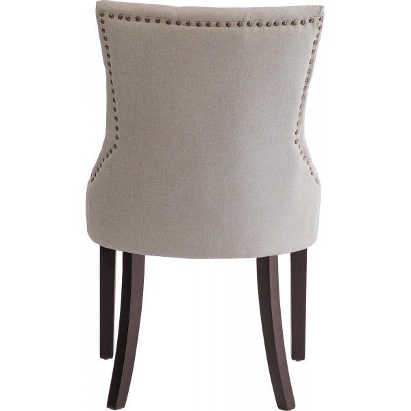 Ruokapydn tuoli beige ruskeilla jaloilla - Tuva