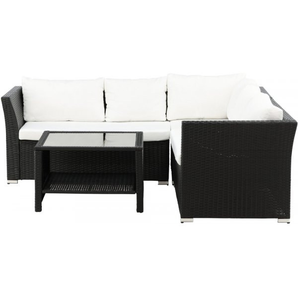 Haiti kulmasohvaryhmä - musta/valkoinen Haiti kulmasohvaryhmä - musta/valkoinen