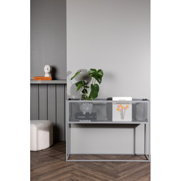 Teo kohokuviohylly - Vaaleanharmaa Teo kohokuviohylly - Vaaleanharmaa