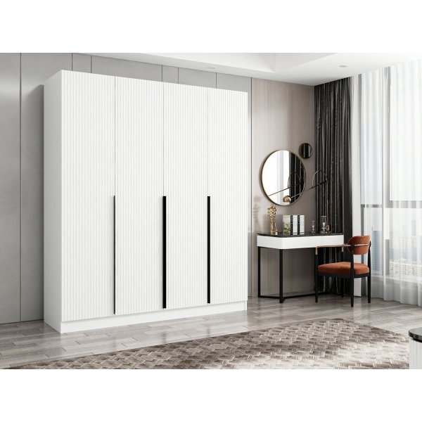 Cikani vaatekaappi 180x52x210 cm - Valkoinen