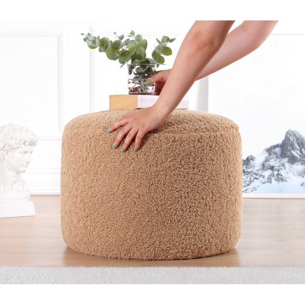 Skyler-pouf - ruskea Skyler-pouf - ruskea