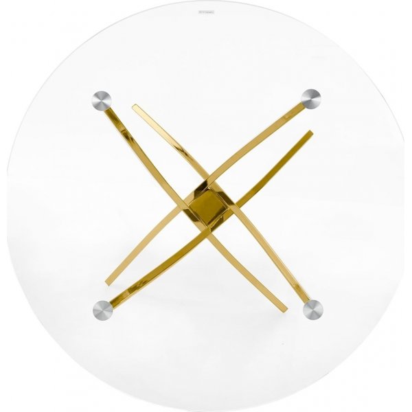 Raymond ruokapöytä Ø100 cm - Kulta Raymond ruokapöytä Ø100 cm - Kulta