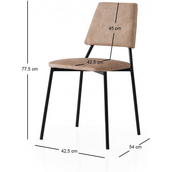 Lima ruokatuoli 2 kpl - Mink Lima ruokatuoli 2 kpl - Mink