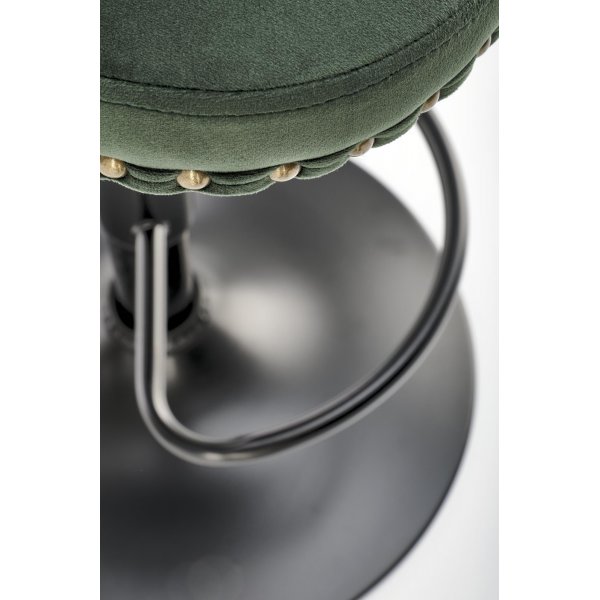 Tummanvihreä baarijakkara kaasujousella Tummanvihreä baarijakkara kaasujousella