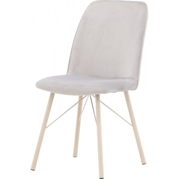 Päivittäinen ruokatuoli - harmaa/valkittu Päivittäinen ruokatuoli - harmaa/valkittu